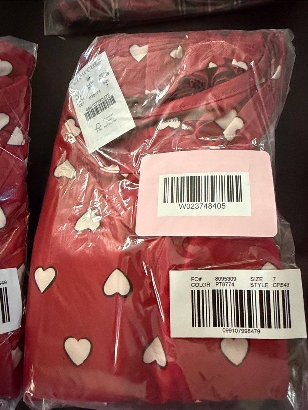 Crewcuts Red Tank Dress with White Heart Print tennis performance wear workout - Picture 7 of 8